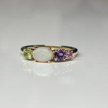 Load image into Gallery viewer, Mixed Gemstone Ring