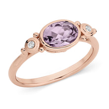 Load image into Gallery viewer, Light Purple Amethyst Ring
