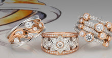 Load image into Gallery viewer, White and Rose Gold Diamond Ring

