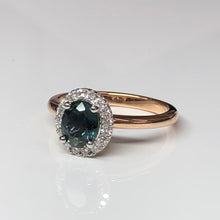 Load image into Gallery viewer, Teal Australian Sapphire Ring