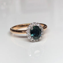 Load image into Gallery viewer, Teal Australian Sapphire Ring
