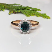Load image into Gallery viewer, Teal Australian Sapphire Ring
