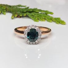 Load image into Gallery viewer, Teal Australian Sapphire Ring