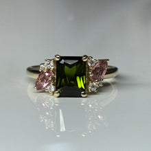 Load image into Gallery viewer, Tourmaline and Diamond Ring