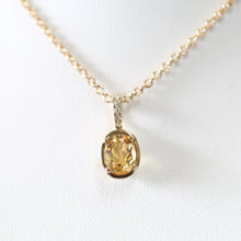 Load image into Gallery viewer, Yellow Gold and Citrine Pendant
