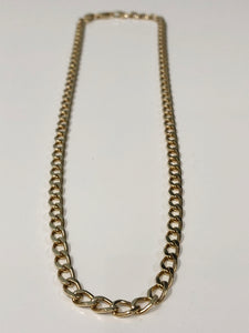 Yellow Gold Open Curb Link Chain