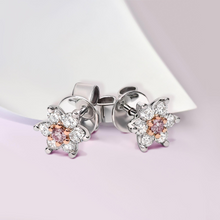 Load image into Gallery viewer, Pink Kimberley 'Novah' Stud Earrings