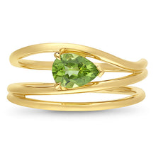 Load image into Gallery viewer, Peridot Multiband Ring
