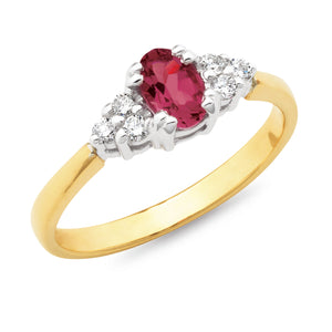 Ruby and Diamond Ring