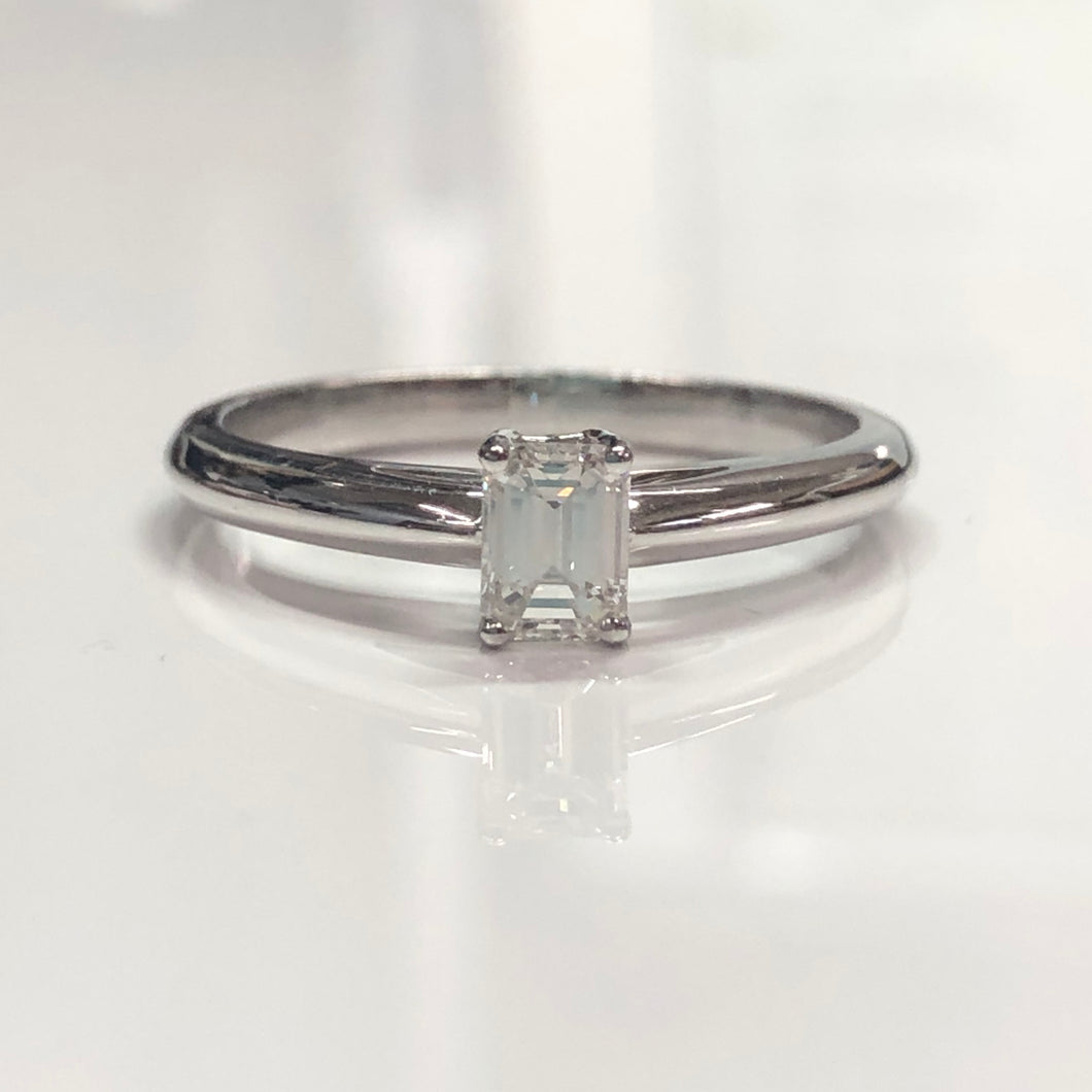 Emerald Cut Solitaire