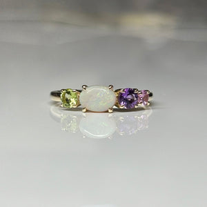 Mixed Gemstone Ring