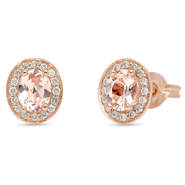 Morganite Earrings