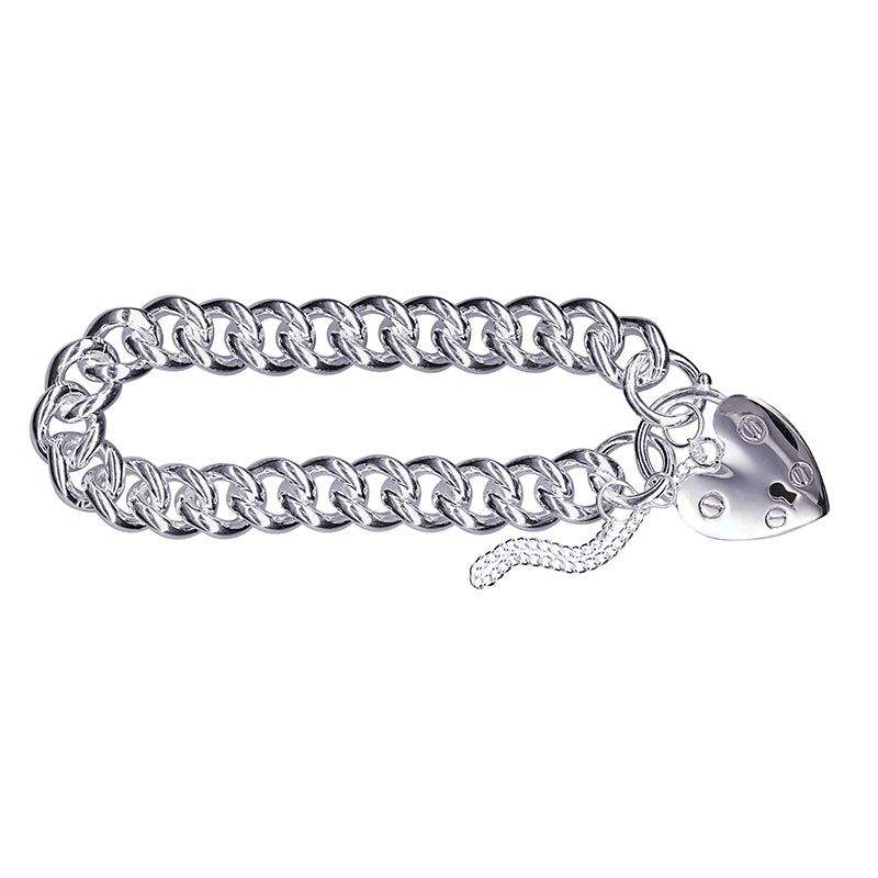 Curb Link Padlock Bracelet