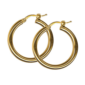 Yellow Gold Hoop