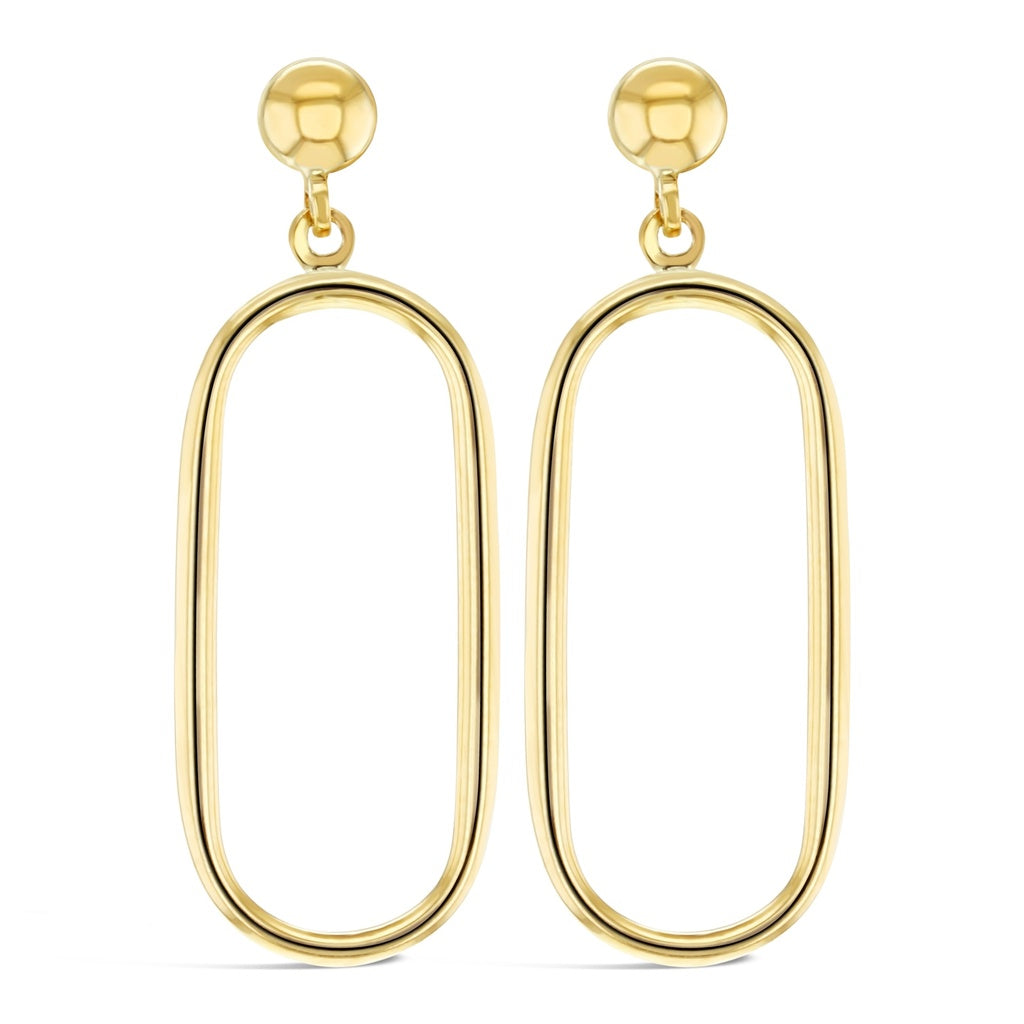 Open Oval Drops