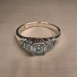 Rose Gold Antique Reproduction Ring