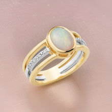 Load image into Gallery viewer, Opal and Diamond Ring
