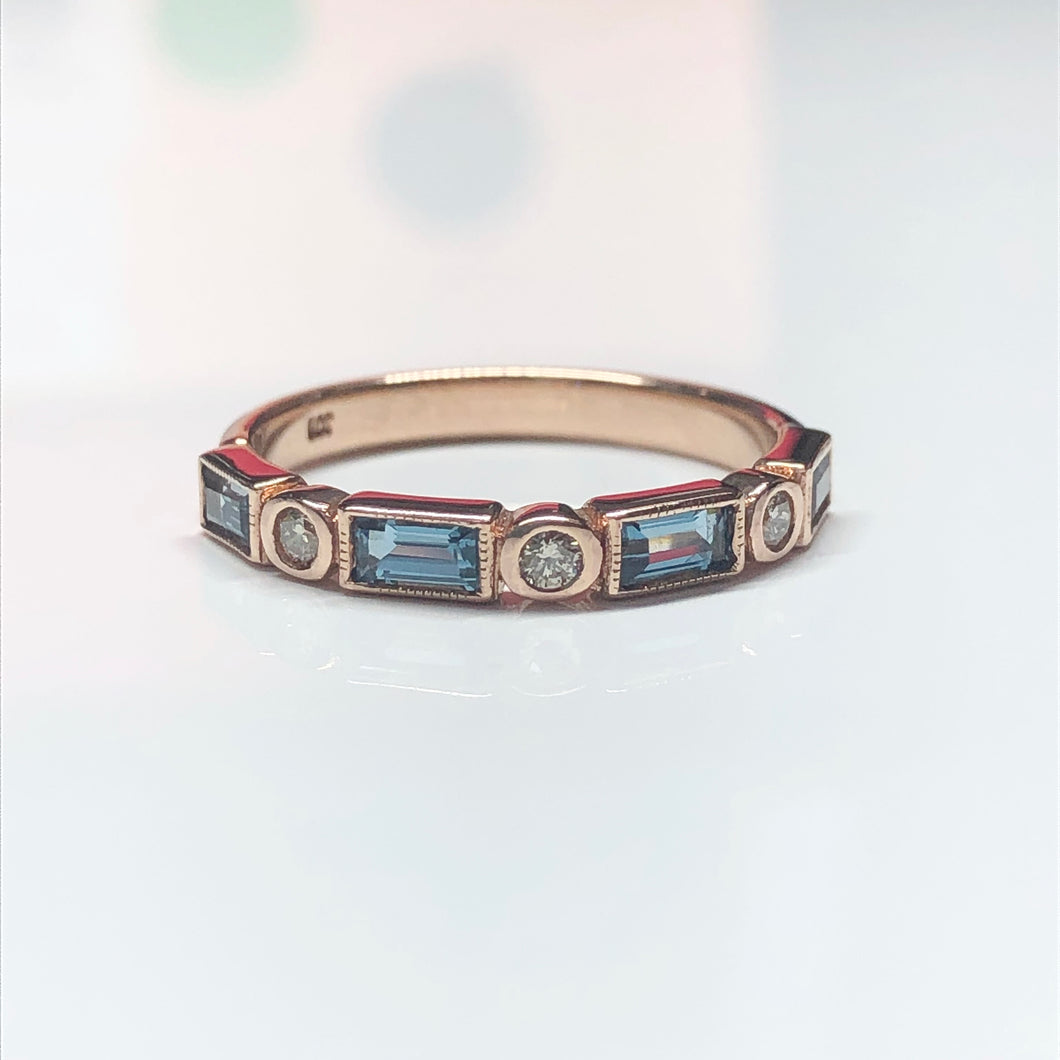 London Blue Topaz Ring