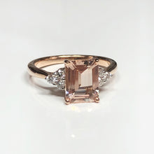 Load image into Gallery viewer, Morganite and Diamond Ring
