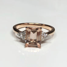 Load image into Gallery viewer, Morganite and Diamond Ring

