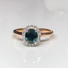 Load image into Gallery viewer, Teal Australian Sapphire Ring
