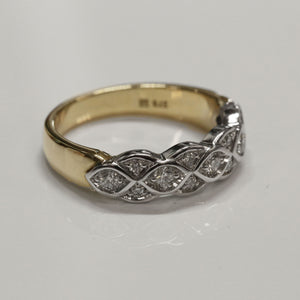 Two Tone Weave Ring