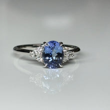 Load image into Gallery viewer, Tanzanite and Diamond Ring

