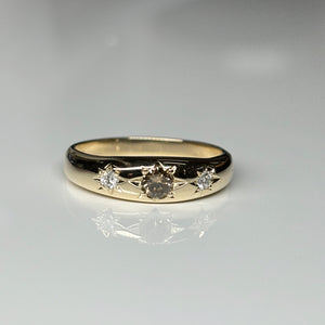 Champagne Diamond Ring