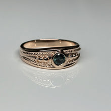 Load image into Gallery viewer, Rose Gold and Australian Sapphire Ring
