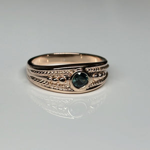 Rose Gold and Australian Sapphire Ring