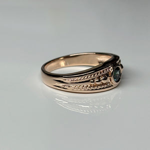 Rose Gold and Australian Sapphire Ring