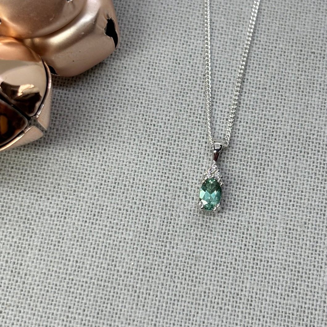 Green Tourmaline Pendant