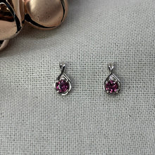 Load image into Gallery viewer, Rhodolite Garnet Earrings
