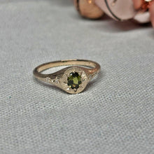 Load image into Gallery viewer, 'Starla' Green Tourmaline Ring
