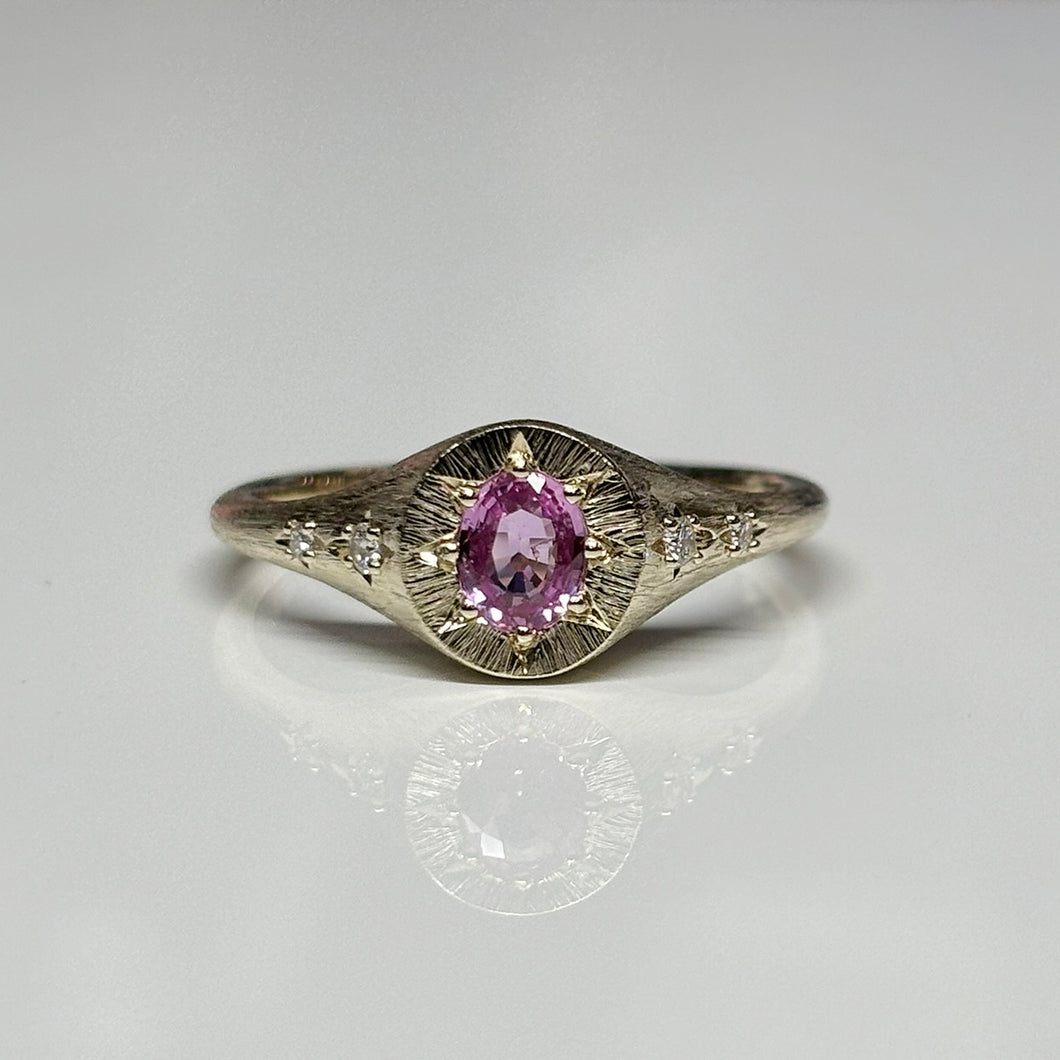 Pink Sapphire Ring