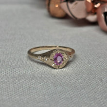 Load image into Gallery viewer, 'Starla' Pink Sapphire Ring
