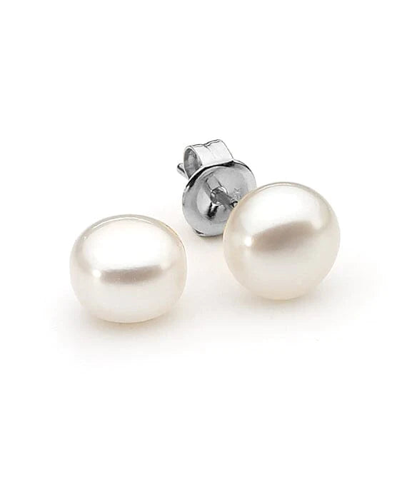 11mm Button Stud Earrings