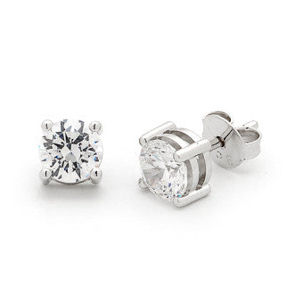 Solitaire Stud Earrings