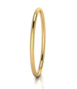 9ct Yellow Gold Silver Filled Golf Bangle