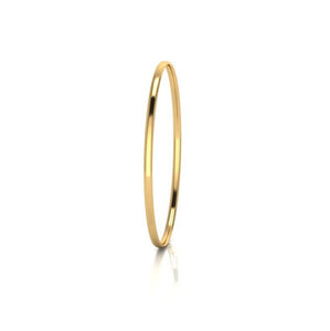 9ct Yellow Gold Silver Filled Bangle