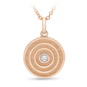 Rose Gold Circles Pendant