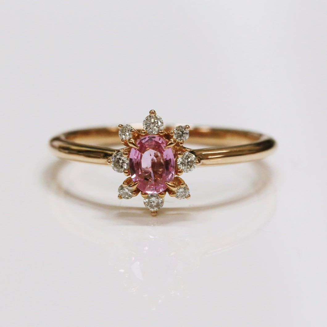 Pink Sapphire Ring