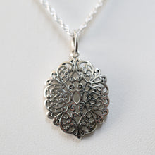 Load image into Gallery viewer, Oval Swirl Pendant
