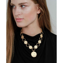 Load image into Gallery viewer, Amber Gold Plated Necklace
