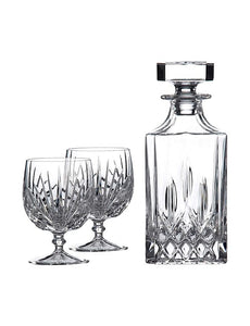 Brandy Glasses and Decanter Set