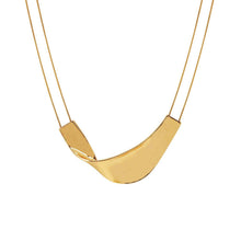 Load image into Gallery viewer, Wave Gold Necklace
