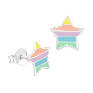 Pastel Star Earrings