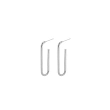 Load image into Gallery viewer, Smooth Line Silver Earrings
