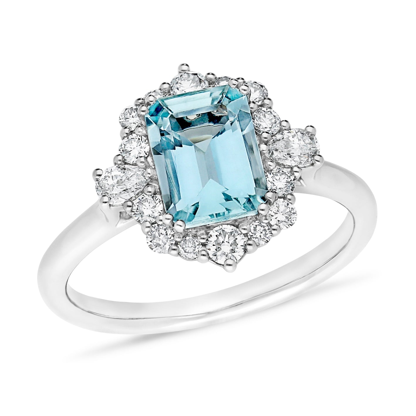 Aquamarine rings sales american swiss