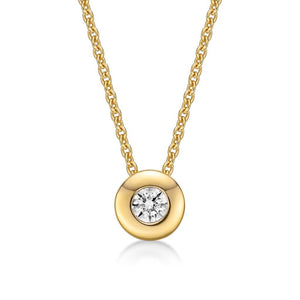 Yellow Gold Slider Pendant